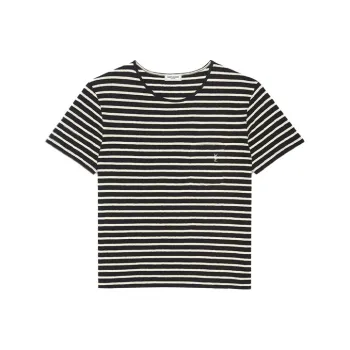 SAINT LAURENT Crop Tops Women's Black