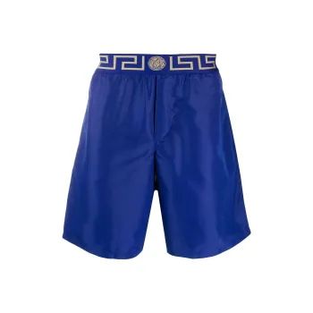 VERSACE JEANS COUTURE Greca Waistband Swim Shorts