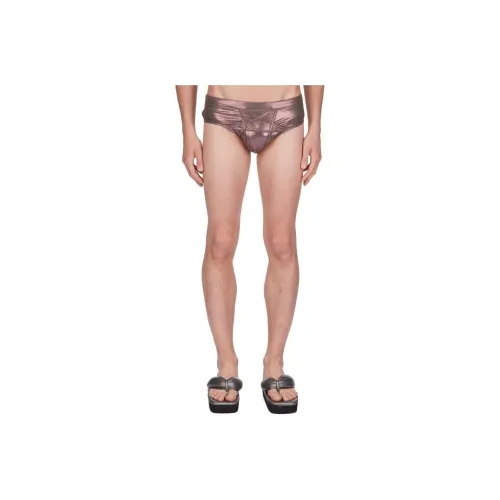 RICK OWENS/RO Swimming Shorts Men's Metal Red Wood Color