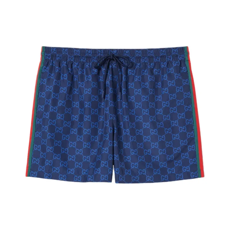 GUCCI Printed Poplin Swim Shorts-0