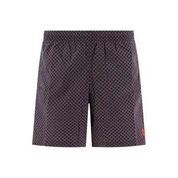 Alexander McQueen Spotted Skull Print Swim Shorts