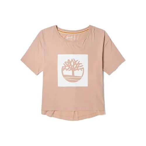 Timberland Crop Tops Women's Light Pink