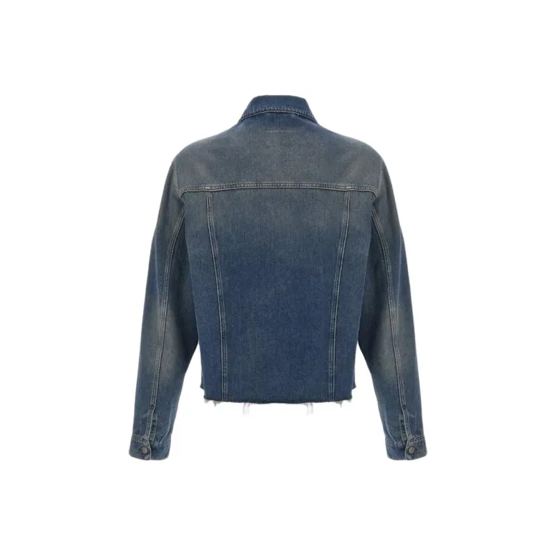 MM6 Maison Margiela Straight Hem Denim Jacket-1