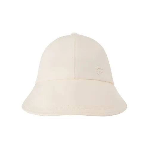 FILA FUSION Cotton Bucket Hats Women's Heron White