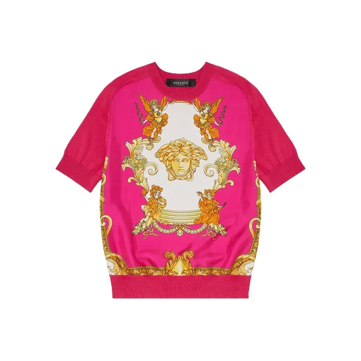 VERSACE Sweater Women's Rose Red-0