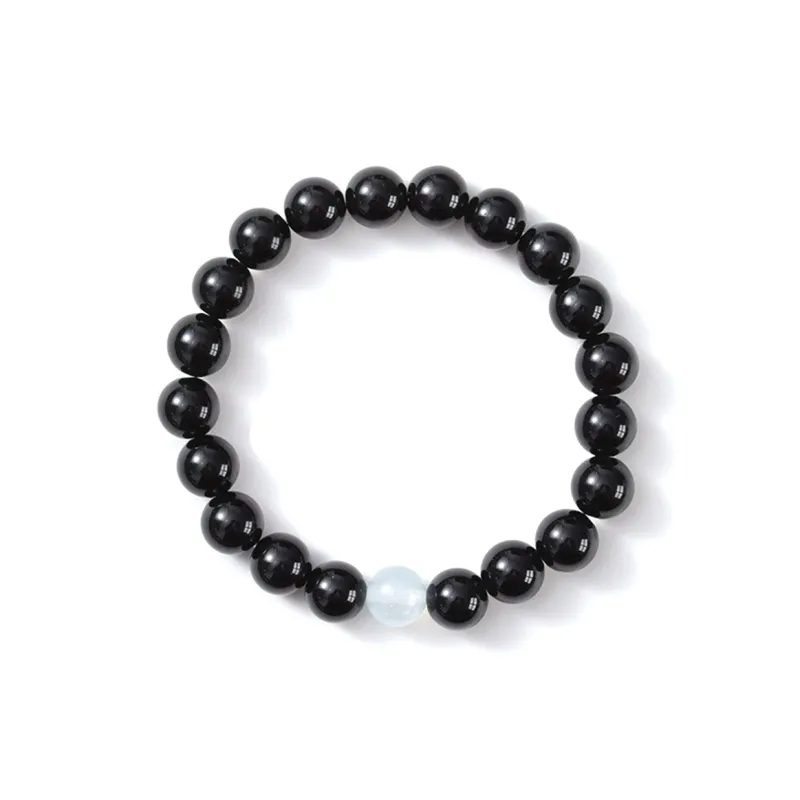 MIDNIGHT MOMENT Obsidian Bracelets Unisex-3