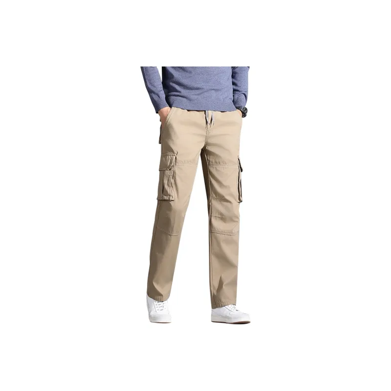 Devanro Casual Pants Men's Army Green-17
