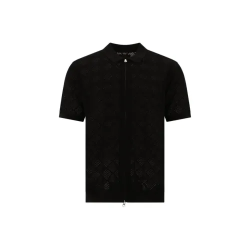 Beams diagram Polo Shirt Men's Black