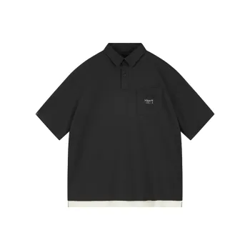 ACTUP Casual Lapel T Shirt Men's