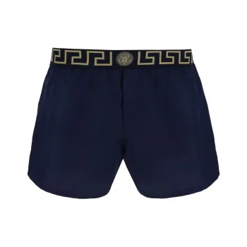 VERSACE Greca Border Elasticated Waistband Swim Shorts