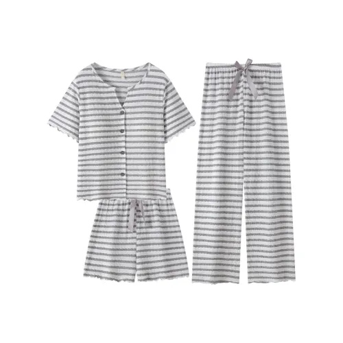 XIAFENYAN Pajama Set Women's Gray