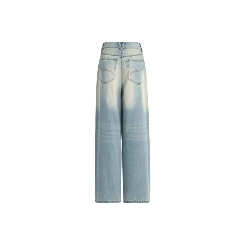 Wen Shan Jeans Women's Washed Color-6