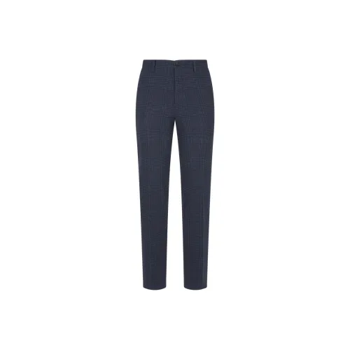 ETRO Checked Straight Leg Trousers