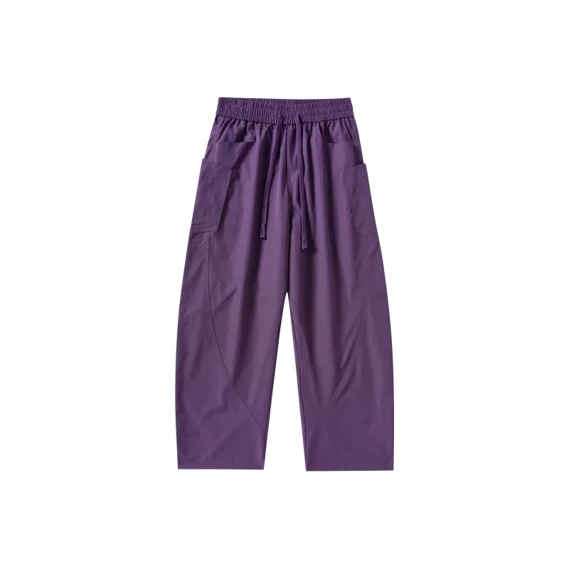 ZWWWZ Casual Pants Unisex Gray Green-11