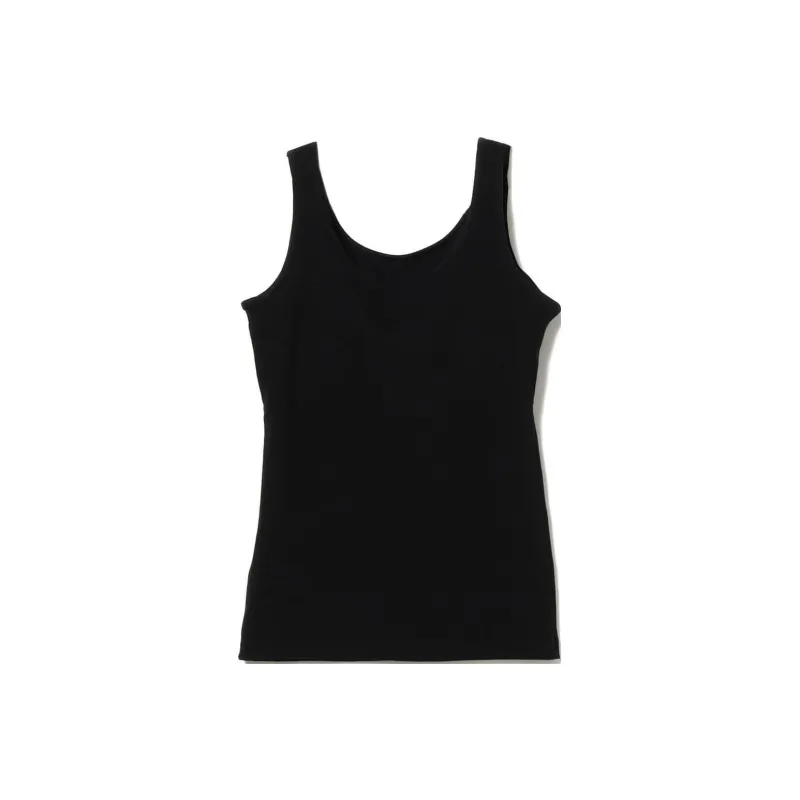 Beams Tank Tops Women's Black-0