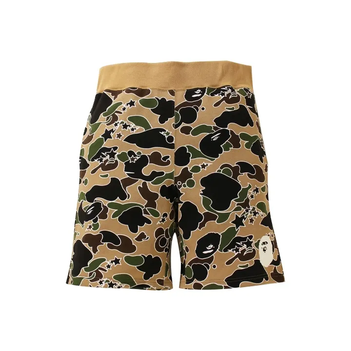Bape Sta Camo Sweat Shorts-0