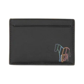 Paul Smith Cow Leather Card Holder Men's Black