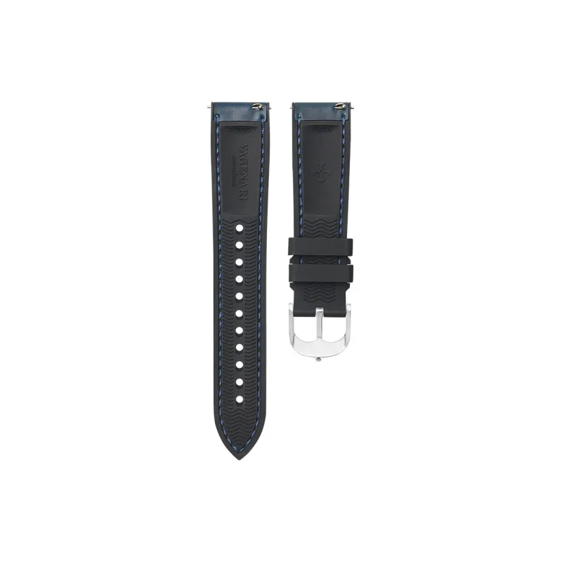 VAGENARI Watch Band All Compatibility 122/75mm Shell Cordovan, Fluoroelastomer Material-5