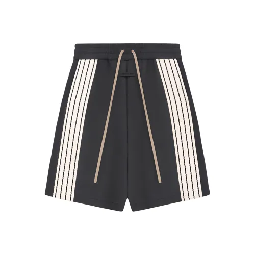 Fear Of God SS24 Season 8 Collection Boiled Wool Striped Relaxed Short Casual Shorts Unisex Forest/Forest