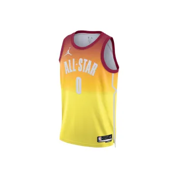 Jordan 2023 All Stars Basketball Jerseys Men's Orange