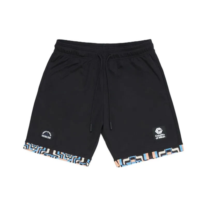 MARCELO BURLON COUNTY OF MILAN Aop Optical Cross Performance Shorts-0