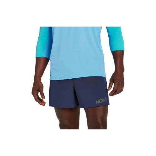 HOKA ONE ONE Casual Shorts Men Blue