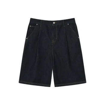 COVERNAT Denim Shorts Men's Indigo