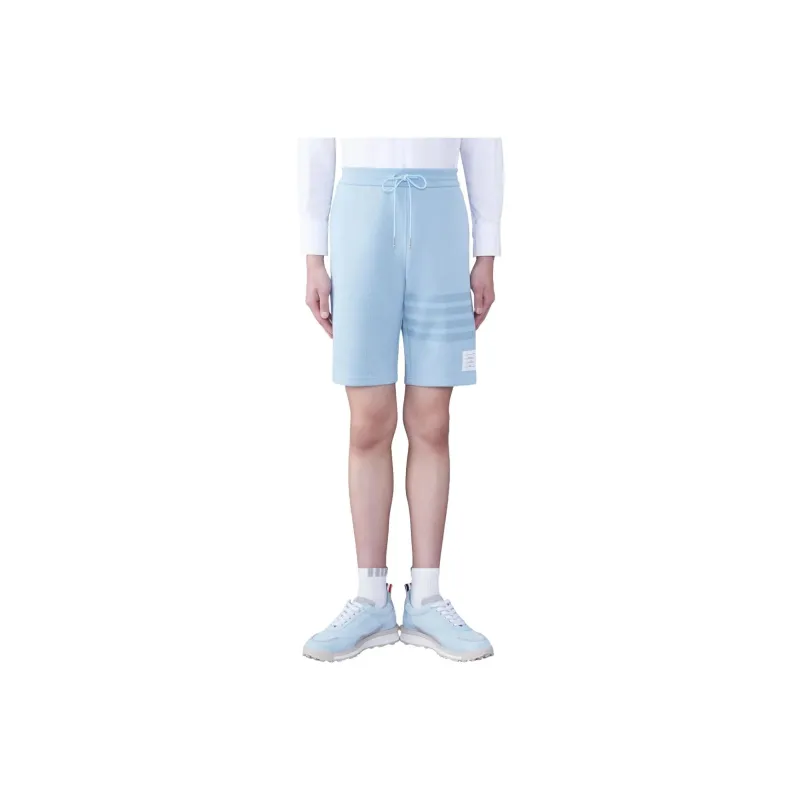 THOM BROWNE 4 Bar Drawstring Track Shorts-0