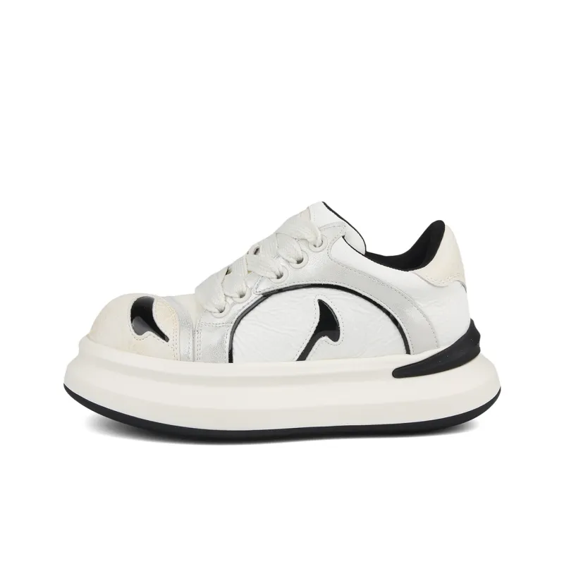 N6N8 Lightweight Breathable Height Increasing Low Top Skateboard Shoes Women's-0