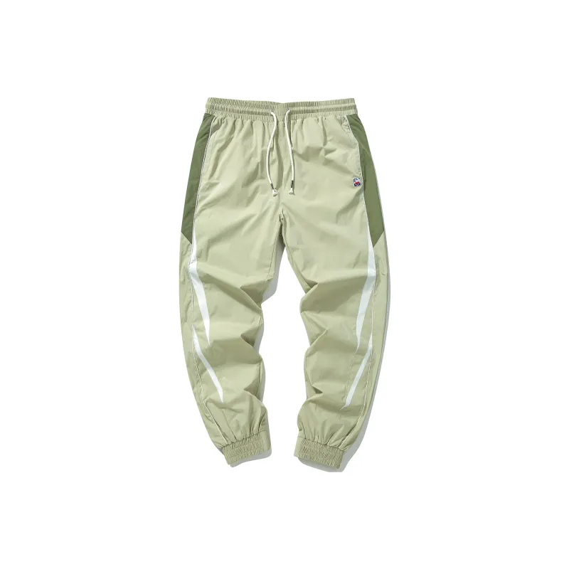 FFOMKE Casual Pants Unisex Gray Green-0