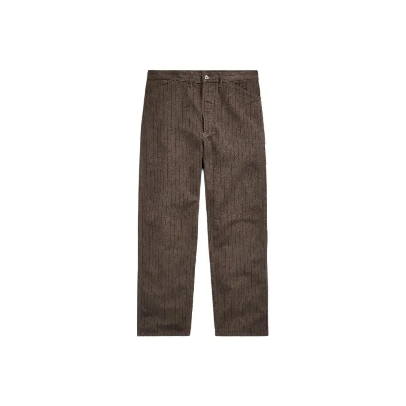 Polo Ralph Lauren FW23 Striped Jaspé Twill Field Pant Casual Pants Men's Brown-0