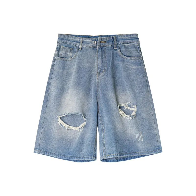 AMBER LIGHT Denim Shorts Unisex-0