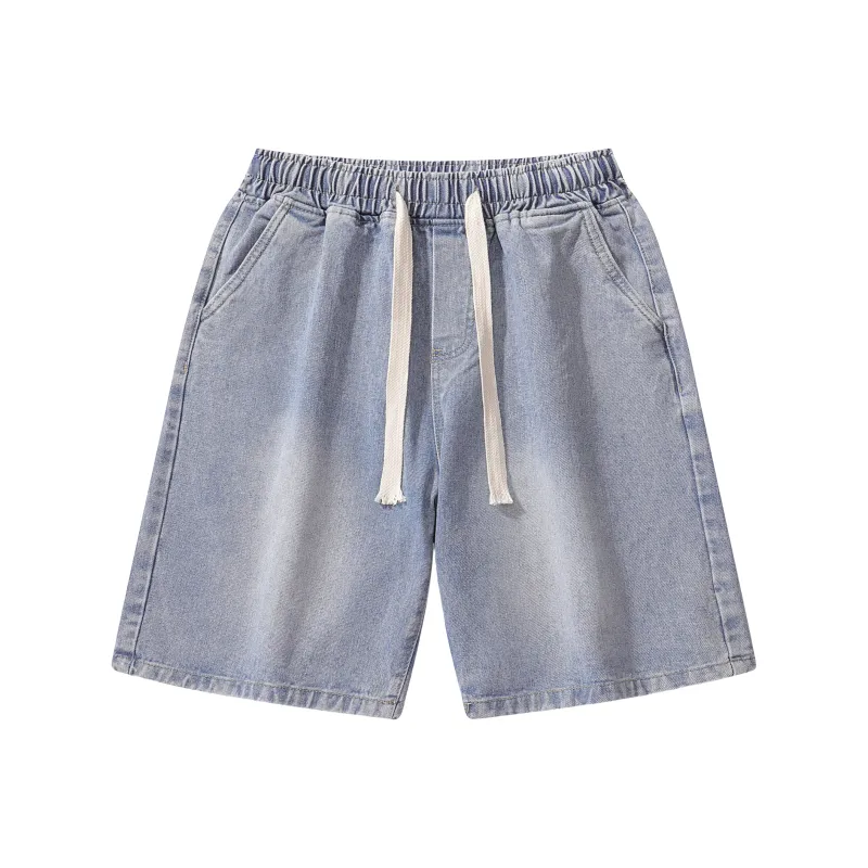 Ghost Mask Denim Shorts Unisex-6