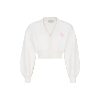 FENDI SS21 Slim Fit Knitwear Women's White