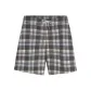 Dark Gray Brown Plaid