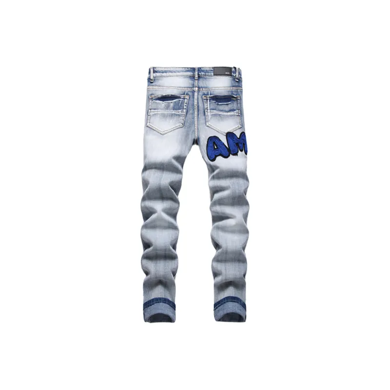 WELTER EXPERIMENT Jeans Unisex Blue Tone Single Item-1