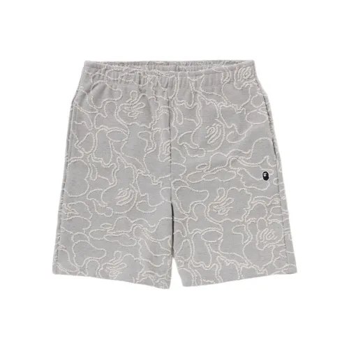 A BATHING APE SS24 Casual Shorts Men's Light Gray