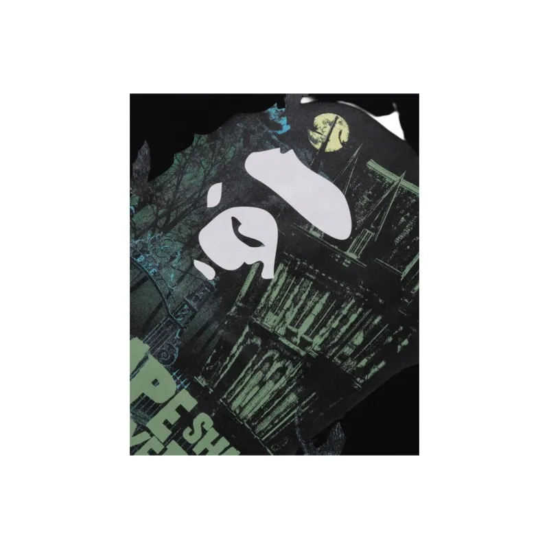 Bape Halloween Bape Mansion Ape Head Tee-1