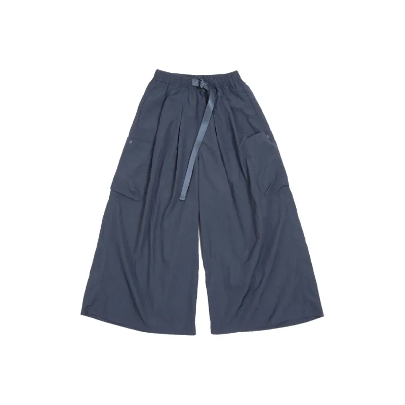 MADEN Casual Pants Women's Navy Blue-1