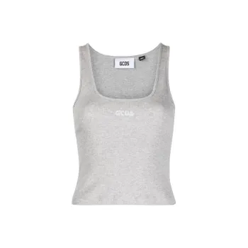 GCDS Logo print Tank Top