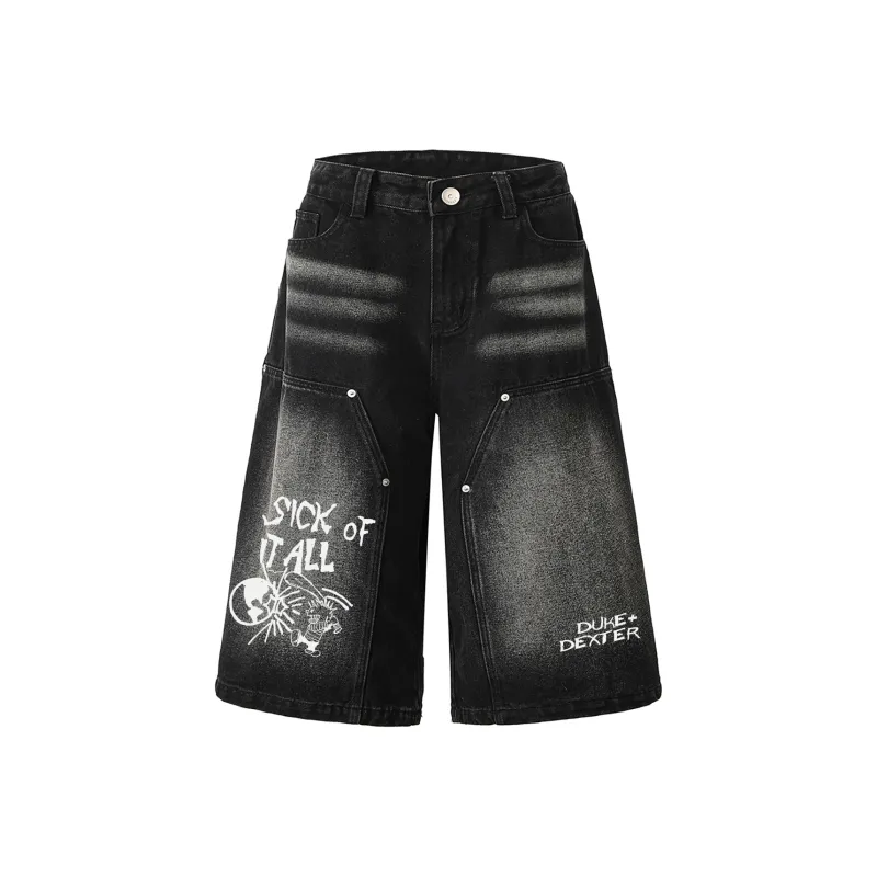 DUKE+DEXTER Denim Shorts Unisex-0