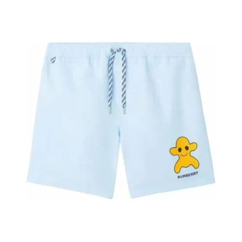 Burberry Swimming Shorts Men's Light Blue
