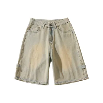 DUNHUANG ART INSTITUTE Denim Shorts Unisex