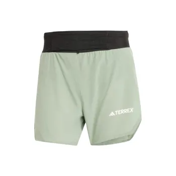 Adidas TERREX TECHROCK PRO TRAIL SHORTS Casual Shorts Men's Silver Green