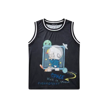 FireMonkey Basketball Jerseys Unisex Black