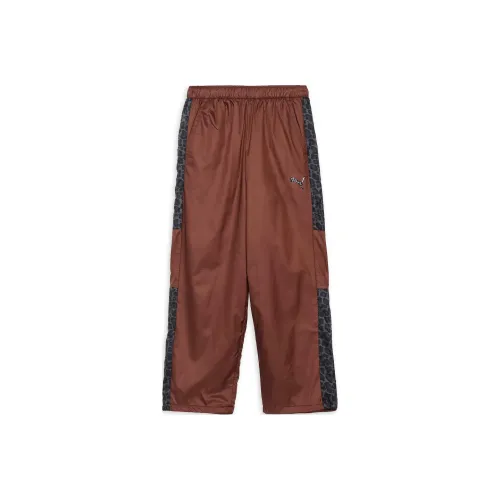 PUMA TRN EDGE Casual Pants Men's Dark Coffee Brown