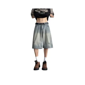BEAR UNION Denim Shorts Unisex Blue