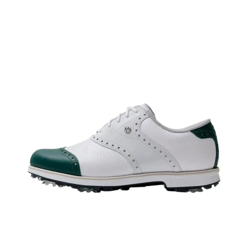 FOOTJOY Anti Slip Wear Resistant Low Top Golf Shoes Women's White Green-0