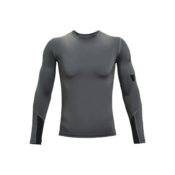 Under Armour HeatGear Fitness Clothing Men Gray-0