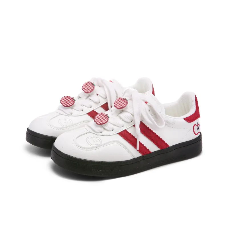 Lovely You Abrasion Resistant Lightweight Slip Resistant Low Top Skateboard Shoes Women's-23